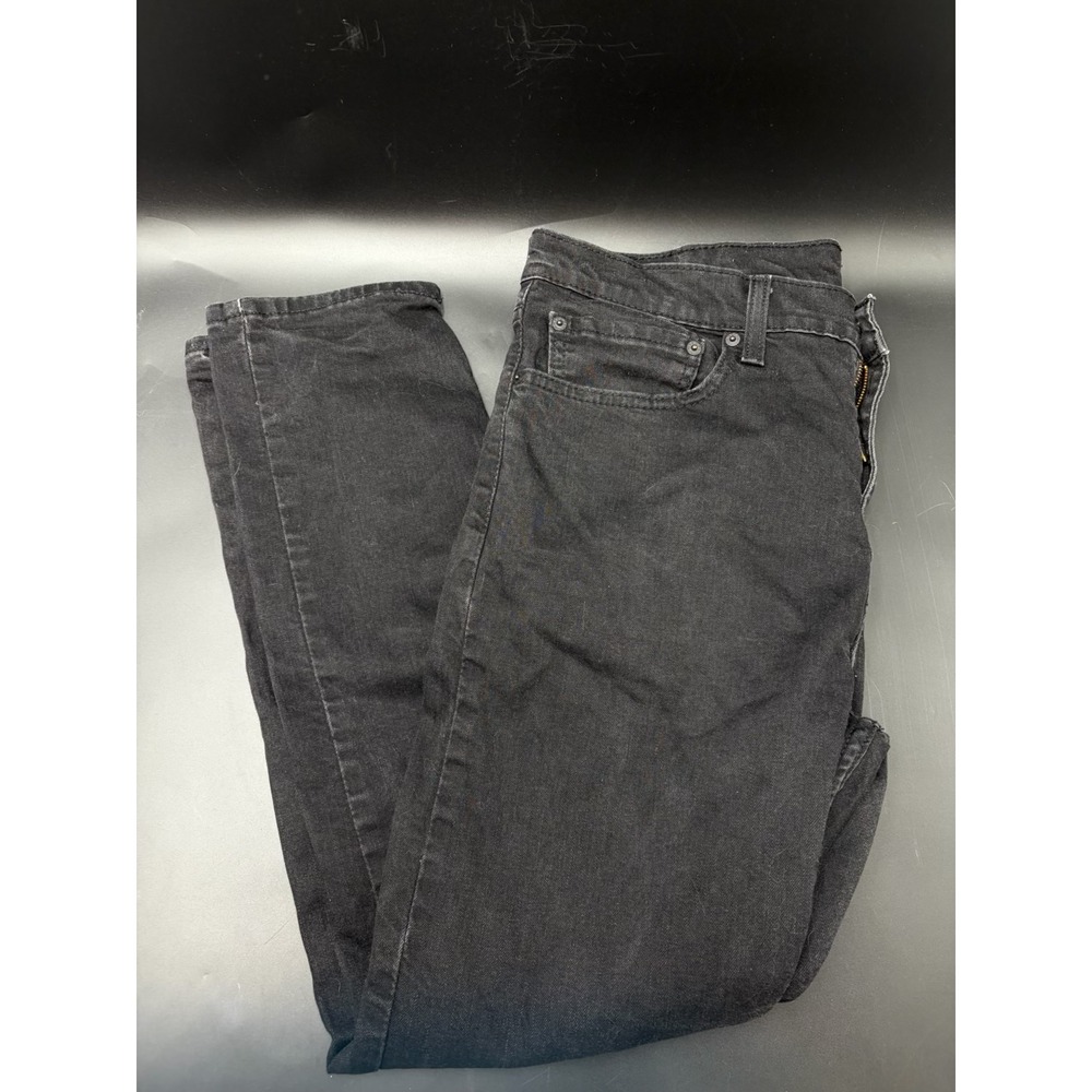Levis 514 Straight Fit Black Jeans Mens 36x30 28833-0049